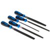 Set datoteka, rašpli i zubatki za metal, 5 kom, 200 mm