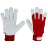 Radne rukavice, kožna koza, bijelo-crvene, vel. 10 (ENR-019011RW) V50110