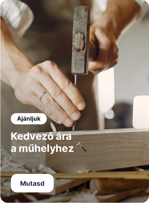Kedvező ára a műhelyhez