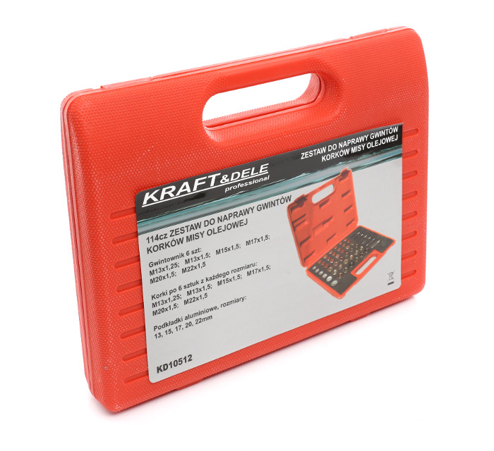 olajleeresztő csavar menetjavító készlet