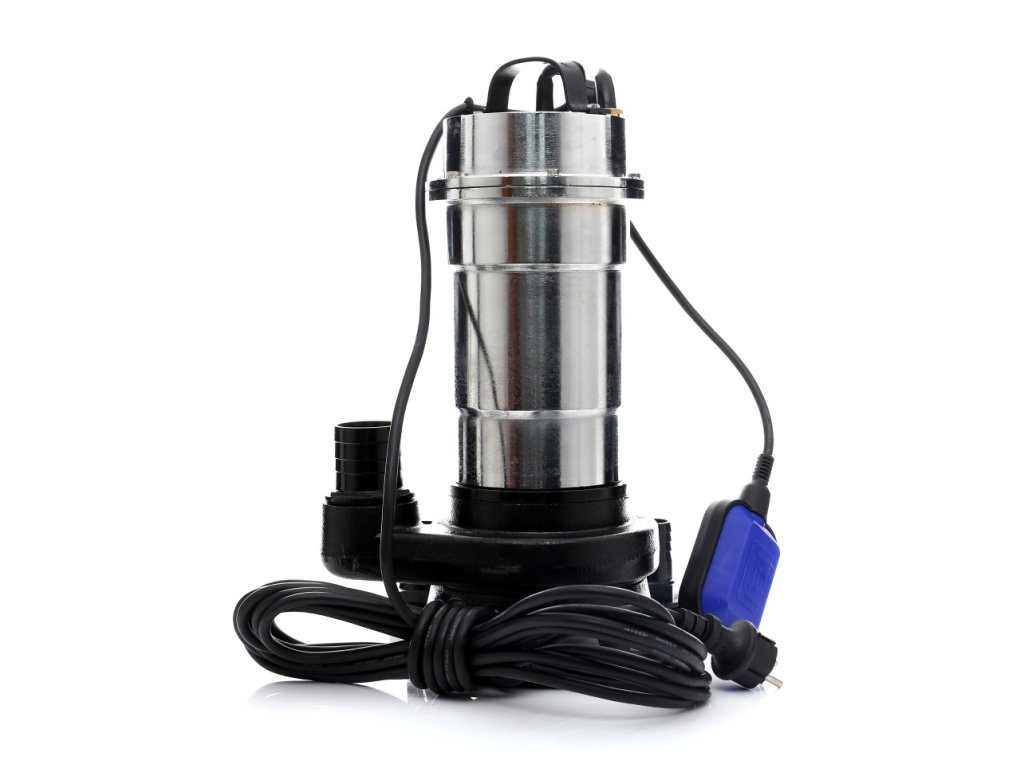220883 7 ponorne cerpadlo na spinavou vodu septiku s drticem a plovakem tagred ta506 2900 watt hasicska hadice 30m ff