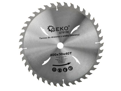 207890 kotouc na drevo 400x30x40t otvory g78156
