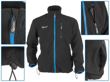 210638 mikina fleecova fleece geko velikost m g90101