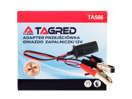 217964 adapter pro automobilovou zasuvku s krokosvorkami 12v