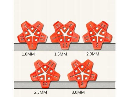 219941 system na pokladani dlazdic 50 distancnich krizku hvezdicky opakovane pouzitelne