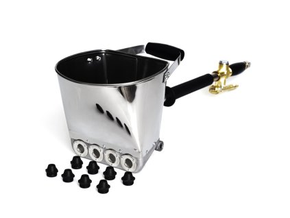 220430 pneumaticka omitacka omitaci stroj na omitky malty steny 8x kovove trysky