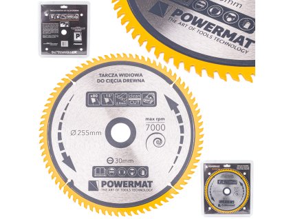 222314 pilovy kotouc na drevo 255x30mm 80 zubu tdd 255x30x80z