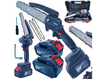 Aku Řetězová Pila 36V 2x Aku 6, 2 Řetězy + Příslušenství1