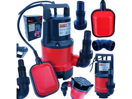 Zahradní ponorné čerpadlo s plovákem, výkon 1600 W, pro čistou i špinavou vodu1