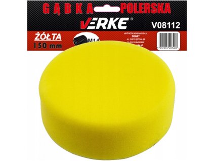 231282 lestici houba 150 mm zluta verke v08112