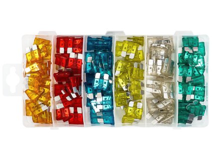 234045 automobilove pojistky ploche standard 5a 30a 120 ks verke v06738