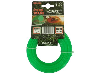 234231 struna do sekacky kulata 2 7 mm 15 m verke garden v90135