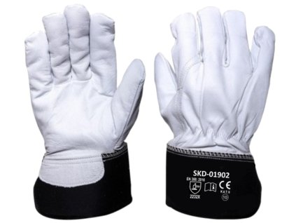 234300 pracovni rukavice s manzetou kozi kuze vel 10 skd 01902 v50126
