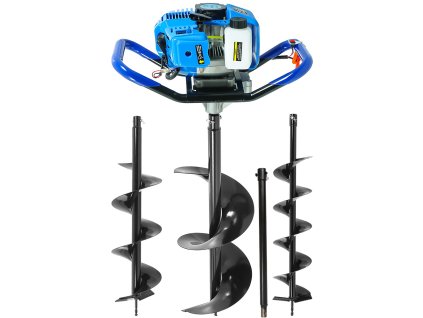 235491 benzinovy zemni vrtak 5 2 hp 3 vrtaky 150 200 250 baug