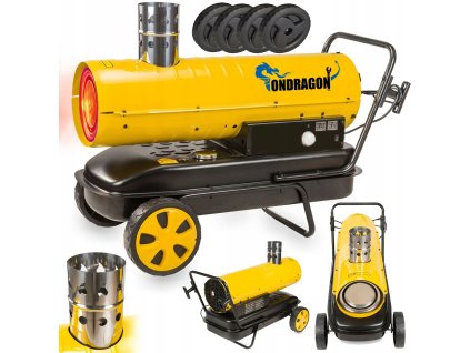 NAGRZEWNICA OLEJOWA DMUCHAWA NAGRZEWNICA SPALINOWA KOMINEM 40KW WYDAJNA