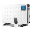 220490 elektricky konvektorovy ohrivac 2000w dalkove ovladani lcd casovac bily
