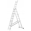 Hliníkový žebřík 3x9 stupňů 150 kg2