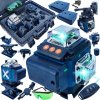 4D Laserový nivelátor 360° se 2 bateriemi zelený01