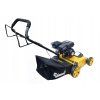 Benzínový aerátor a vertikutátor 3v1 6,5 HP Koš 40 l Kovová konstrukce04