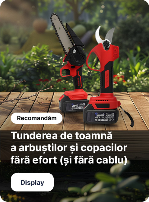 Foarfece pentru gard viu; ramuri si arbusti