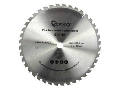 Disc de ferăstrău pentru lemn 450x32x40T G00165