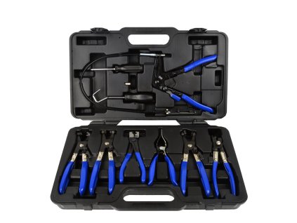 Set clește pentru coliere 9 bucăți cu cablu lung G01655