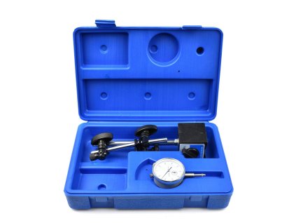 Cadran cu ceas 10/0,01 mm cu suport magnetic (valiză) G02624