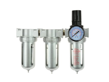 Filtru de aer triplu pentru vopsire cu separator de apă + supapă de reducere BIG G03160