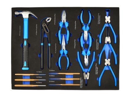 Insert - set de clește ciocane și accesorii 16buc G10833F'