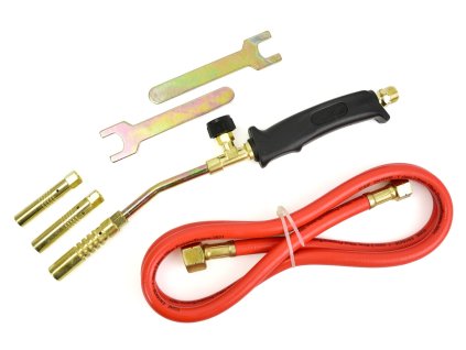 Arzător pe gaz pentru lipire cu 3 adaptoare 13/15/17 mm G20002
