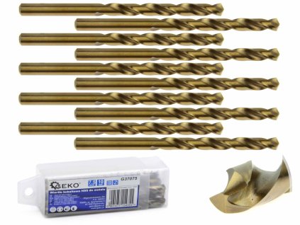 Burghiu HSS cobalt pentru metal 7,5 mm G37075