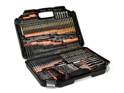 Set de burghie, adaptoare, biți și pânze HSS 246 bucăți G38112