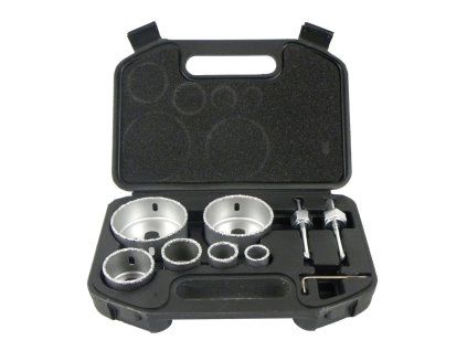 204428 sada wolframovych vrtacich korunek 22 73mm 9ks g39990