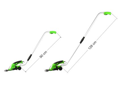 Foarfece cu acumulator pentru iarbă/arbuști 7.2V cu mâner G83014