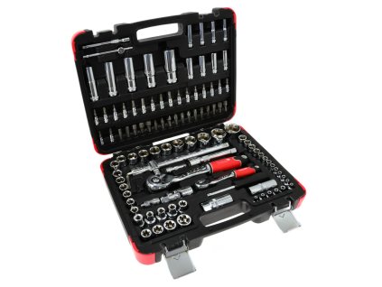 Set de chei tubulare profesionale 108 buc 1/4"-1/2" 25 de ani garanție T00102
