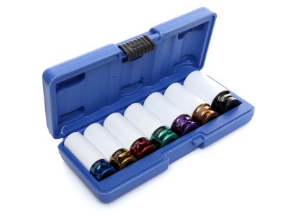 Set de adaptoare pentru jante din aluminiu 7 bucăți 1/2", adaptoare pentru impact.