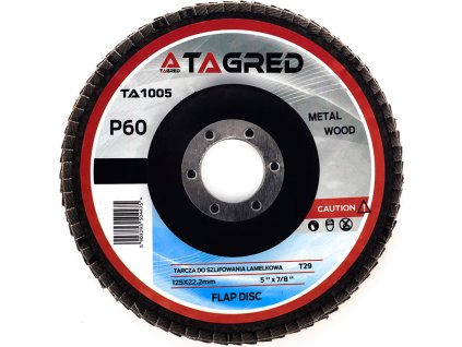 Disc lamelar 125mm/22,23mm granulație P60