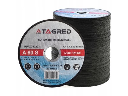 Disc pentru metal 125mm x 1mm x 22.2mm