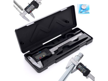 Etrier digital cu afișaj LCD, 0-150 mm + cutie