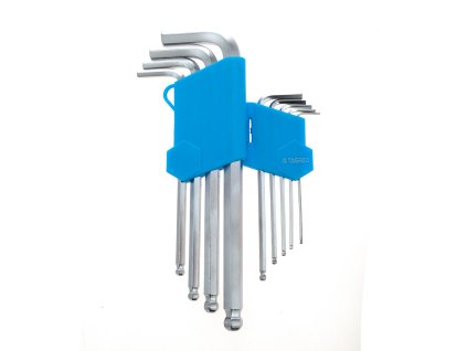 Set de chei imbus HEX cu bilă, 9 buc.