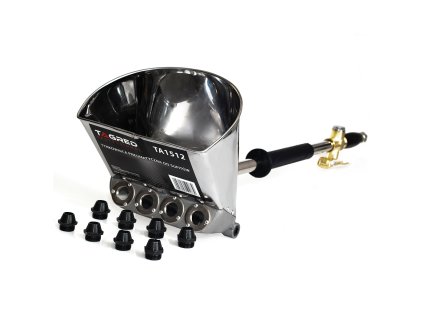 Pistol pneumatic pentru tencuire, tencuitoare pentru tencuială, mortar, plafoane + 8 duze metalice