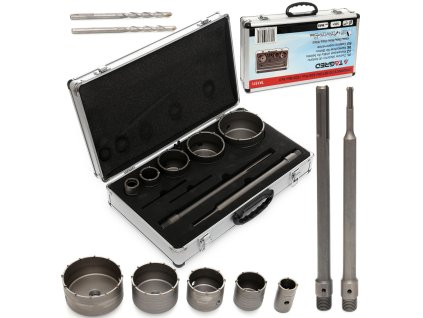 Set de carote pentru beton SDS Plus și SDS Max, 9 bucăți