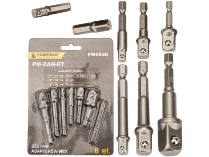 Set de 8 adaptoare PM-ZAH-8T