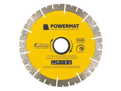 223727 diamantovy segmentovy kotouc 120mm pm tdg 120m