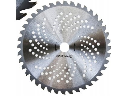 Kotouč pro benzínové křovinořezy 40 zubů 255 mm1
