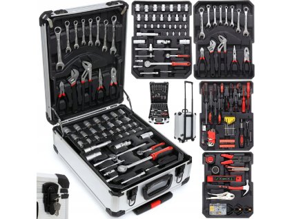 Sada nářadí 419 ks v hliníkovém kufru01