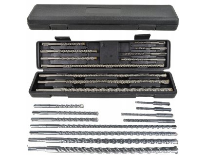 Sada vrtáků do betonu SDS Plus – 11 kusů1