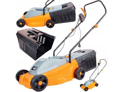 Elektrická sekačka na trávu 2500 W, koš 30 l, šířka záběru 32 cm01 (1)