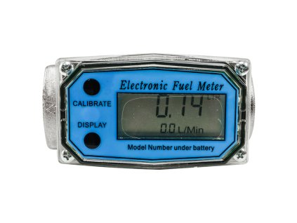 Debitmetru electronic 100L 1" aluminiu VERKE V80213