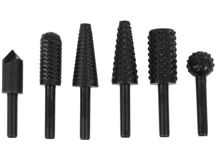 Freze pentru metal si lemn, set 6 bucati VERKE V05043